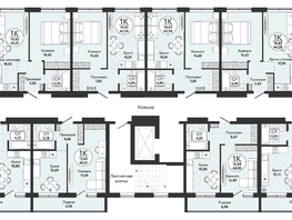 Продается 1-комнатная квартира ЖК Одоевский, дом 4, 44.31  м², 4732000 рублей