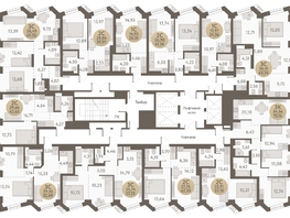 Продается 3-комнатная квартира ЖК Urban-peaks (Городские вершины), 75.16  м², 10108600 рублей