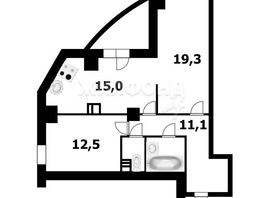 Продается 2-комнатная квартира Галущака ул, 63.1  м², 8300000 рублей