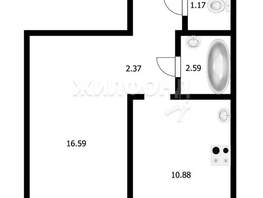 Продается 1-комнатная квартира В. Высоцкого ул, 41  м², 3300000 рублей