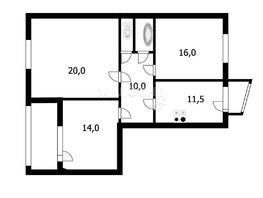 Продается 3-комнатная квартира Ивлева ул, 84.7  м², 7200000 рублей