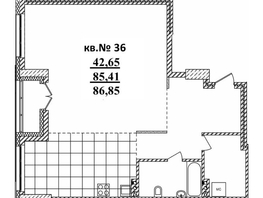 Продается 3-комнатная квартира ЖК  Римский квартал, 2 очередь, 86.85  м², 16967610 рублей