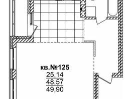 Продается Студия ЖК  Римский квартал, 2 очередь, 49.9  м², 10701227 рублей