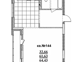 Продается 2-комнатная квартира ЖК  Римский квартал, 2 очередь, 65.04  м², 13196250 рублей