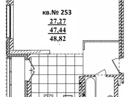 Продается Студия ЖК  Римский квартал, 2 очередь, 48.82  м², 9349253 рублей