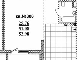 Продается Студия ЖК  Римский квартал, 2 очередь, 52.98  м², 9625550 рублей