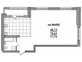 Продается 3-комнатная квартира ЖК  Римский квартал, 2 очередь, 77.79  м², 17794400 рублей