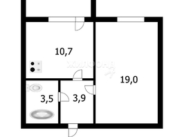 Продается 1-комнатная квартира ЖК Чистая Слобода, дом 45, 40.7  м², 4300000 рублей