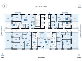 Продается 3-комнатная квартира ЖК Салют, дом 2, 71.24  м², 9950000 рублей