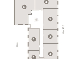 Продается 1-комнатная квартира ЖК Европейский берег, дом 44, 67.8  м², 11670000 рублей