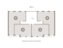 Продается 3-комнатная квартира ЖК Европейский берег, дом 49, 128.82  м², 22260000 рублей