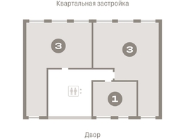 Продается 3-комнатная квартира ЖК Европейский берег, дом 49, 93.82  м², 14380000 рублей