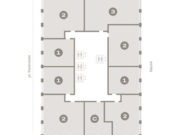 Продается 1-комнатная квартира ЖК Мылзавод, дом 9, 44.48  м², 9580000 рублей