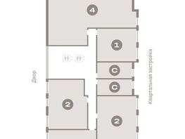 Продается 2-комнатная квартира ЖК Европейский берег, дом 49, 82.33 м², 12810000 рублей