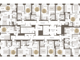 Продается 2-комнатная квартира ЖК Urban-peaks (Городские вершины), 39.9  м², 6128600 рублей