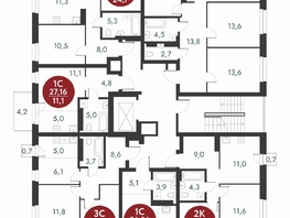 Продается Студия ЖК Скандинавские кварталы, дом 1, 25.92  м², 4664100 рублей