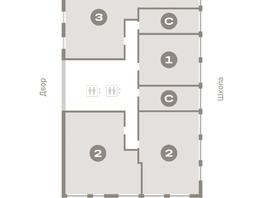 Продается 3-комнатная квартира ЖК Европейский берег, дом 45, 107.97 м², 15040000 рублей