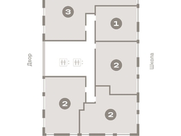 Продается 2-комнатная квартира ЖК Европейский берег, дом 45, 77.46  м², 12120000 рублей