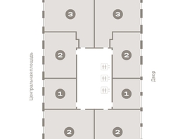 Продается 1-комнатная квартира ЖК Европейский берег, дом 45, 44.67 м², 7440000 рублей