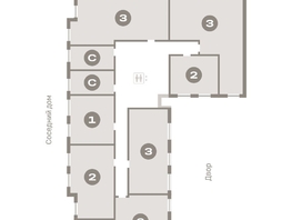 Продается 3-комнатная квартира ЖК Пшеница, 6.1, 124.36  м², 17610000 рублей