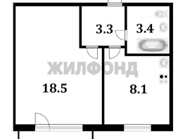 Продается 1-комнатная квартира Фабричная ул, 33.3 м², 2500000 рублей