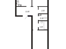 Продается 2-комнатная квартира ЖК ПАРК-квартал «Королёв», дом 3, 69.7  м², 8712500 рублей