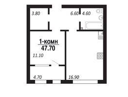 Продается Студия ЖК ПАРК-квартал «Королёв», дом 4, 47.7  м², 6439500 рублей