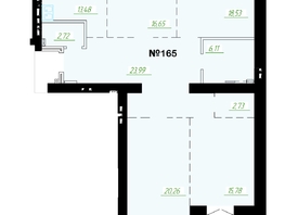 Продается 4-комнатная квартира ЖК Граф, 118.8  м², 18810500 рублей