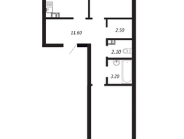 Продается 2-комнатная квартира ЖК ПАРК-квартал «Королёв», дом 3, 69.7  м², 10106500 рублей