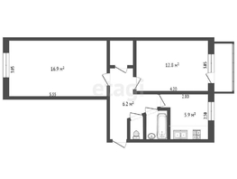 Продается 2-комнатная квартира Челюскинцев 4-я ул, 47.9  м², 3750000 рублей