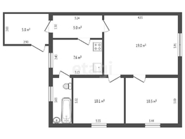 Продается 3-комнатная квартира Академика Павлова ул, 55.9  м², 4500000 рублей