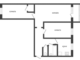 Продается 3-комнатная квартира Сибмисовская ул, 57.9 м², 4300000 рублей
