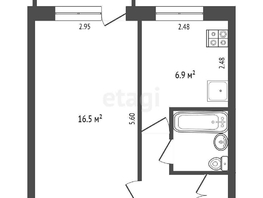 Продается 1-комнатная квартира Силина ул, 31.5 м², 1900000 рублей
