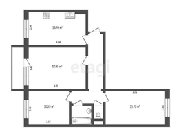 Продается 3-комнатная квартира Стороженко ул, 72 м², 6150000 рублей