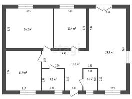 Продается Дом Рябиновая ул, 84.4 м², участок 7.5 сот., 7650000 рублей
