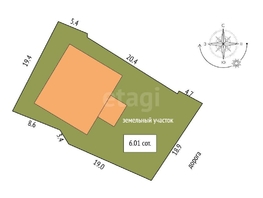 Продается Дом Парнякова ул, 284.4 м², участок 6 сот., 17000000 рублей