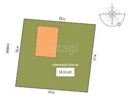 Продается Дом брюханова, 200 м², участок 14 сот., 17000000 рублей
