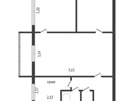 Продается 3-комнатная квартира Взлетная ул, 49.2 м², 5250000 рублей