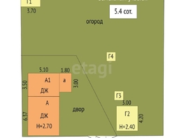 Продается Дом Северная 5-я ул, 42.6 м², участок 5.4 сот., 7000000 рублей