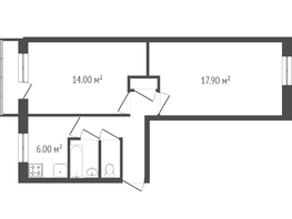 Продается 2-комнатная квартира Карла Маркса пр-кт, 47.9  м², 4900000 рублей