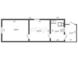 Продается Дом Энтузиастов ул, 33  м², участок 4 сот., 4900000 рублей