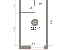 Продается Студия ЖК Кварталы Драверта, дом 6, 22.21  м², 4470000 рублей
