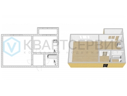 Продается 1-комнатная квартира Мельничная ул, 33.4  м², 3270000 рублей