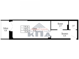 Продается 1-комнатная квартира ЖК Набережная Тухачевского-ул. Фрунзе, 33  м&sup2;, 6000000 рублей