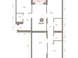 Продается 3-комнатная квартира ЖК Кварталы Драверта, дом 6, 103.49  м&sup2;, 16950000 рублей