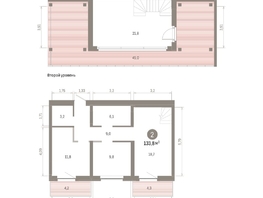 Продается 2-комнатная квартира ЖК Кварталы Драверта, дом 3, 133.83  м&sup2;, 17950000 рублей