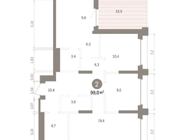 Продается 2-комнатная квартира ЖК Кварталы Драверта, дом 5, 98.99  м&sup2;, 16300000 рублей