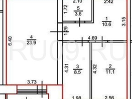 Продается 3-комнатная квартира Северный парк, 60  м², 7100000 рублей