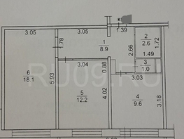 Продается 2-комнатная квартира Мичурина ул, 52.4  м², 7350000 рублей