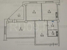 Продается 2-комнатная квартира Герасименко ул, 60 м², 6100000 рублей